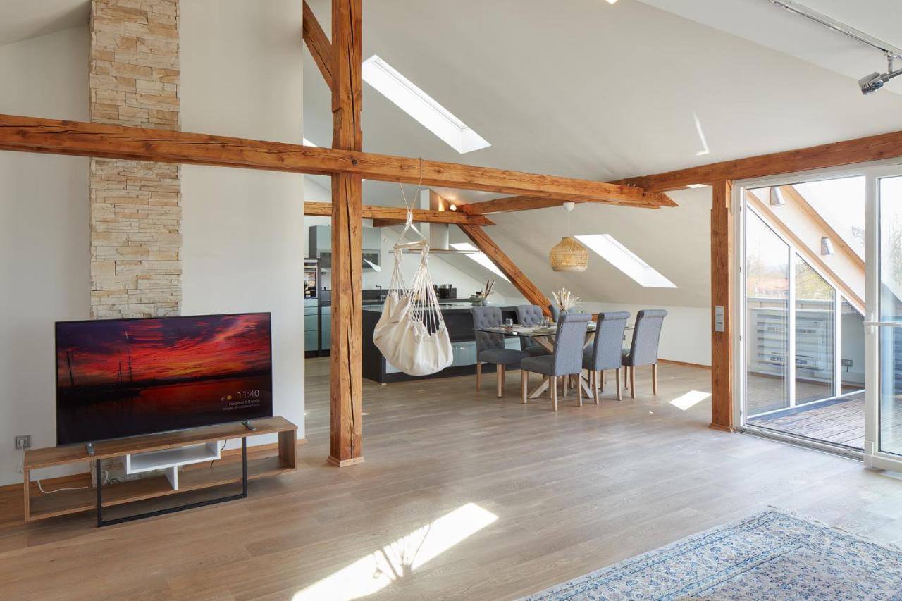 ニュルンベルク⸨⸩ Sunset Penthouse: Messe - Siemens - Db - Man ⸨⸩アパートメント エクステリア 写真