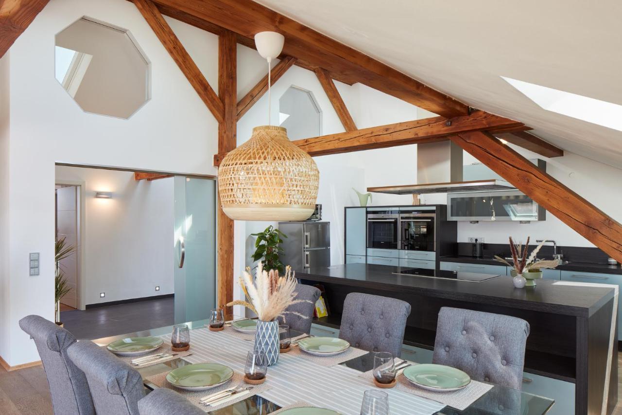ニュルンベルク⸨⸩ Sunset Penthouse: Messe - Siemens - Db - Man ⸨⸩アパートメント エクステリア 写真