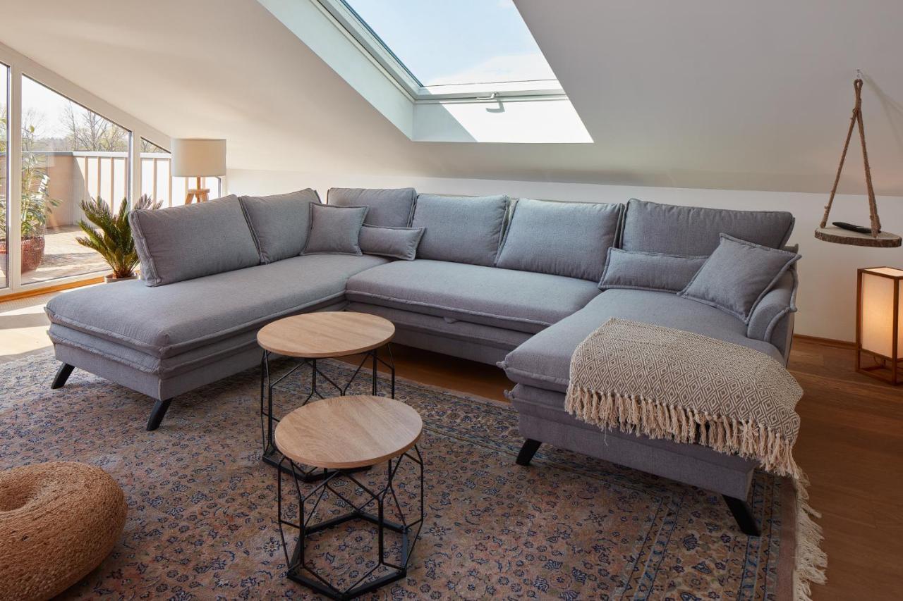 ニュルンベルク⸨⸩ Sunset Penthouse: Messe - Siemens - Db - Man ⸨⸩アパートメント エクステリア 写真